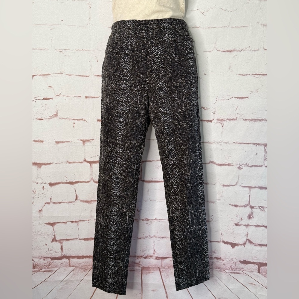 ELLIOTT LAUREN Snakeskin Print Pull On Skinny Legging Size 4 Pant 29 inch waist - Picture 13 of 13
